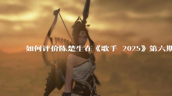 如何评价陈楚生在《歌手 2025》第六期演唱的《未来的主人翁》？